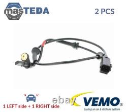 V48-72-0070 Abs Wheel Speed Sensor Pair Rear Vemo 2pcs New Oe Replacement