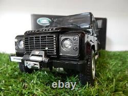 118 Kyosho Land Rover Defender 90 (santorini Noir) Rare Modèle De Voiture