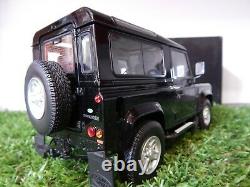 118 Kyosho Land Rover Defender 90 (santorini Noir) Rare Modèle De Voiture