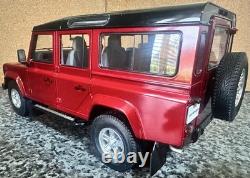 118 LAND ROVER Defender 110 1/18 4x4 tout-terrain Jeep ROUGE