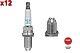 12x Bougie D'allumage Ngk Convient Alpina B10 Audi Bentley Bmw Land Rover 94-17 12129071003