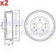 2x Tambour De Frein Delphi S'adapte à Land Rover Freelander Sdc000010