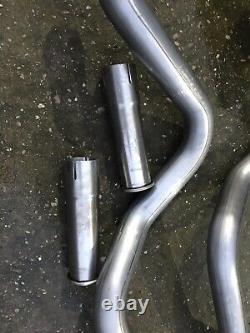2 X Land Rover Discovery 2 Side Exit Exhaust Stainless Steel Off Road Use Nouveau