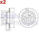 2 Disques De Frein Delphi Compatibles Avec Land Rover Range Rover Iii Sport Lr031844