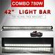 3-row Led Light Bar 42 Straight Combo Beams Led Lampe De Travail Pour 4x4 Vus Tout-terrain