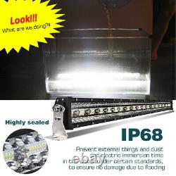 42inch 3900w Led Voiture Light Bar Flood Spot Travail Lamp 4wd Pour Off Suv Road Pickup
