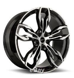 4 X 22 Overfinch Limited Edition Falcon Jantes Gloss Black Diamond Turned Roues