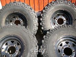 4 X Extreme Off Road Pneus Avec Land Rover Steel Wheels 31-10-50-15