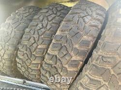 4x 235/85/16 Cooper Tyres Discoverer Stt Pro Mud Terrain 120/116q Land Rover
