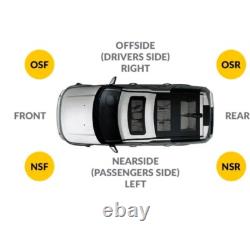 Aile avant côté passager du Range Rover L322 en argent Zermat