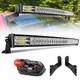 Barre Lumineuse Led Incurvée De 52 Pouces Pour Land Rover Discovery + Supports De Montage Tout-terrain