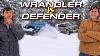 Blizzard Tested : Un Jeep Wrangler Pas Cher Est-il Un Meilleur Véhicule De Neige Qu'un Land Rover Defender ?