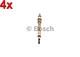 Bougies De Pr&eacute;chauffage 4x Bosch S'adaptent &agrave; Citroen C5 Iii Land Rover Peugeot 407 09-22 0250603004
