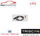Capteur De Vitesse De Roue Abs Paire Arrière Triscan 8180 17403 2 Pièces Un Nouveau Remplacement Oe