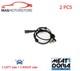 Capteur De Vitesse De Roue Abs Paire Avant Meat & Doria 90214 2 Pièces I Nouveau Remplacement Oe