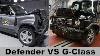 Essais De Choc De Classe Mercedes G De Land Rover Defender Vs