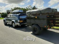 Expédition Sankey Land Rover Remorque Overland Off Road Camping + Toit Tente