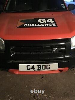 G4 Bog Private Number Plate G4 Challenge Land Rover Off Road 4x4 Range Rover 4xd