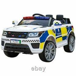 Kids Police Range Rover Style Suv 4x4 Off Road 12v Jeep Électrique