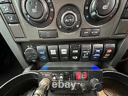 Land Rover Discovery 3 XS, tout-terrain vert, camion d'expédition
