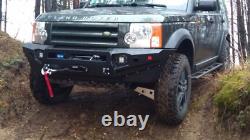Land Rover Discovery III IV 3 Et 4 Au 15 Avril Front Bumper Acier Treuil Off -road