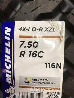Landrover 7.50 R16c Michelin 4x4 Xzl Brand New