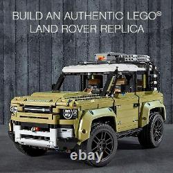 Lego 42110 Technic Land Rover Defender Off Road 4x4 Car, Exclusive Model Advance
