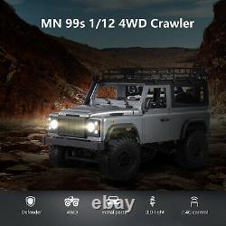Mn 99s 2.4g 1/12 4wd Rtr Crawler Rc Camion Hors Route Pour Land Rover W6w4
