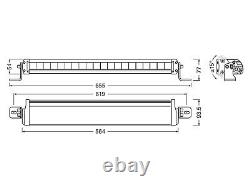 Osram Ledriving Lightbar Arbeits Und Zusatzscheinwerfer Fx500-sp Leddl104-sp