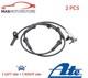 Paire De Capteurs De Vitesse De Roue Abs Avant Ate 240710-21753, 2 Pi&egrave;ces Pour Land Rover Defender