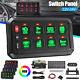 Panneau De Contrôle De Circuit Led On-off Rgb 8 Gang Pour Jeep Off-road Utv Marine