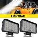 Phares De Travail Led De 6 Pouces, Projecteurs, Feux De Conduite, Antibrouillards, 212 Pi&egrave;ces Pour Voiture, Suv, Camion, Tracteur