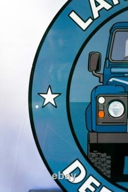 Plaque Métallique Rétro Off-Road Land Rover Defender 110 50 cm (19,7)