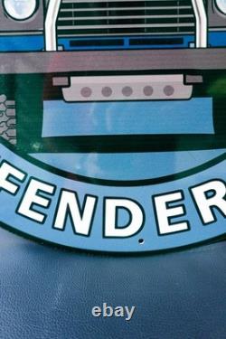 Plaque Métallique Rétro Off-Road Land Rover Defender 110 50 cm (19,7)