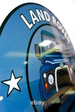 Plaque Métallique Rétro Off-Road Land Rover Defender 110 50 cm (19,7)