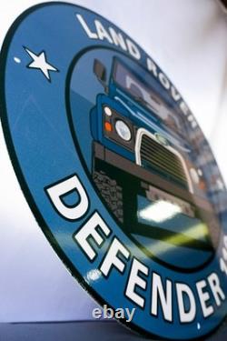 Plaque Métallique Rétro Off-Road Land Rover Defender 110 50 cm (19,7)