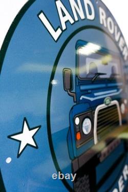 Plaque Métallique Rétro Off-Road Land Rover Defender 110 50 cm (19,7)