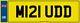 Plaque D'immatriculation Boue Sale M121 Udd Jeep 4x4 Defender Landrover Trail Hors Route Boue