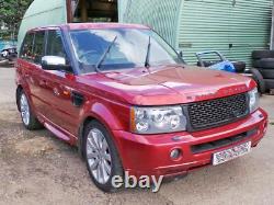 Range Rover Sport porte arrière droite côté extérieur en 889 Rimini Red L320 2008