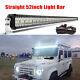 S'adapte Land Rover Defender Led Light Bar 52 Tri-row Spot Offroad Flood Combo+wire