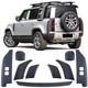 Set De Protection Tout Terrain Noir Pour Land Rover Defender L663 110 Depuis 2019