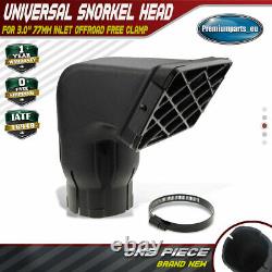 Snorkel Air Ram Head Pour Land Rover 3.0'' 77mm Inlet Offroad 4x4 Free Clamp