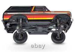 Traxxas 82046-4TRX-4 1979 Ford BRONCO 110 4WD Rtr Crawler avec combo 3S rouge.
