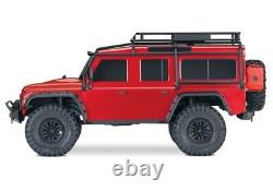 Traxxas 82056-4 TRX-4 Land Rover Defender Ceintures de sécurité rembourrées rouges 110 4WD Rtr Crawler