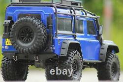 Traxxas 82056-4 Trx-4 Blau Crawler Land Rover Defender 110 Rtr