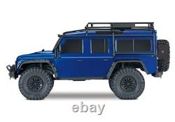 Traxxas 82056-4 Trx-4 Land Rover Defender Blue 110 4wd Rtr 2.4ghz+trx2s