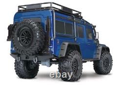 Traxxas 82056-4 Trx-4 Land Rover Defender Blue 110 4wd Rtr 2.4ghz+trx3s