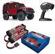 Traxxas 82056-4 Trx-4 Land Rover Defender Red 110 4wd Rtr Crawler
