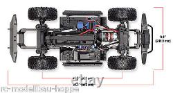 Traxxas TRX-4 Land Rover Defender argent /5000 2S Lipo + Id-Lader 4A + treuil