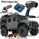 Traxxas Trx-4 Land Rover Defender Argent+5000mah 3s Lipo Chargeur Id-4a + Treuil